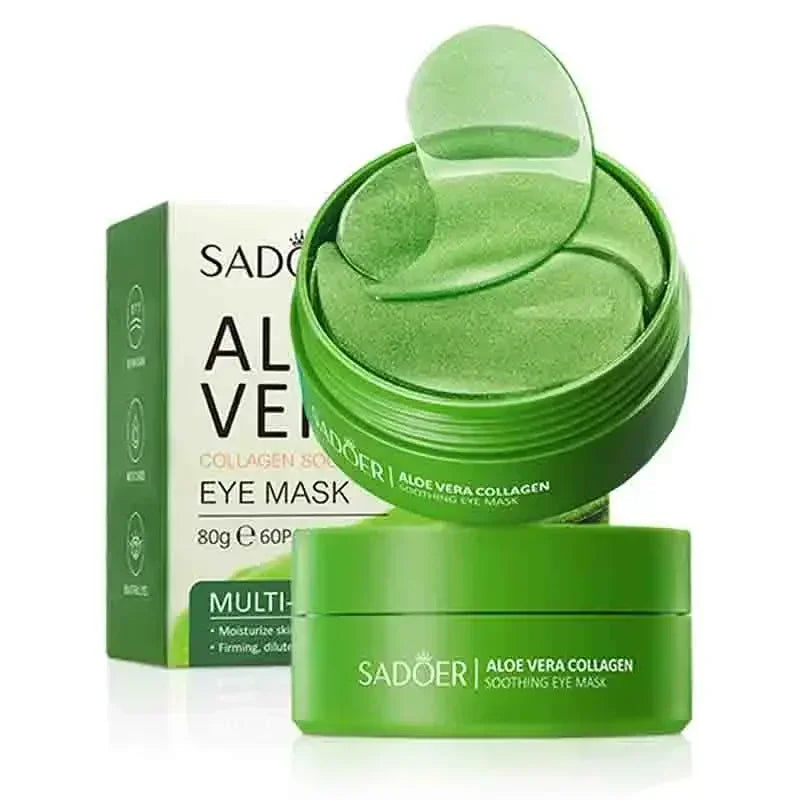 Patchs Yeux Collagène & Aloe Vera – 60 unités Anti-Cernes & Anti-Poches